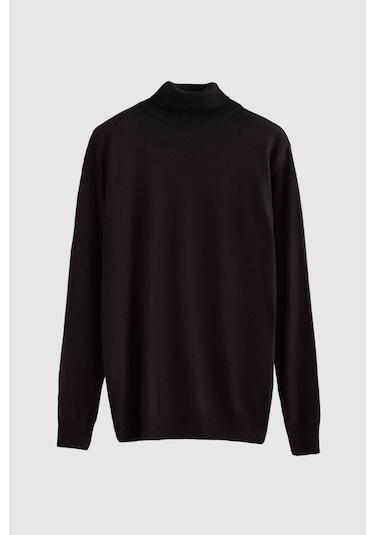 D'S Damat Regular Fit Pamuk Karışımlı Balıkçı Yaka Triko Erkek Kazak 5HF06ORT12007 Siyah D'S Damat Regular Fit Pamuk Karışımlı Balıkçı Yaka Triko Erkek Kazak 5HF06ORT12007 Siyah