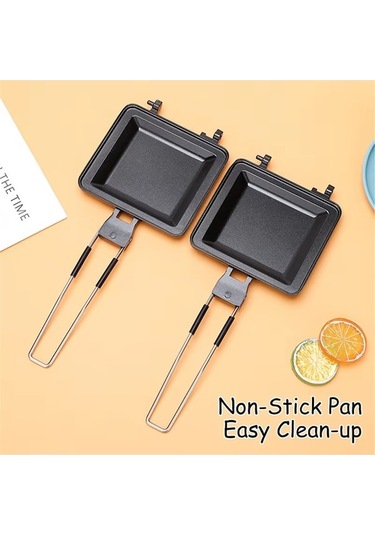 Ulzyvf Waffle Tepsili Sandviç Pişirici, Kahvaltı Ve Diğer Alüminyum Alaşımlı Lr Diğer