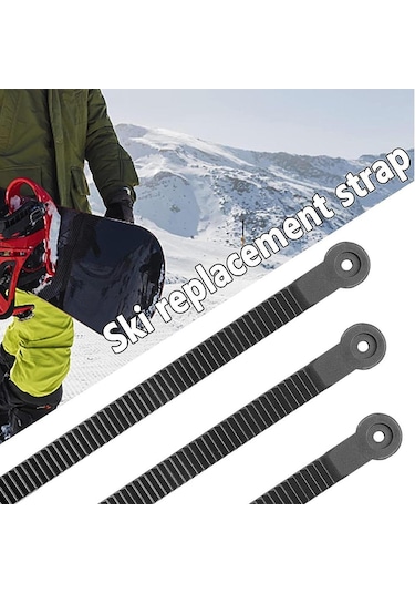 Dolıty Snowboard Ayak Bileği Askıları Sabitleme 2-adet Siyah