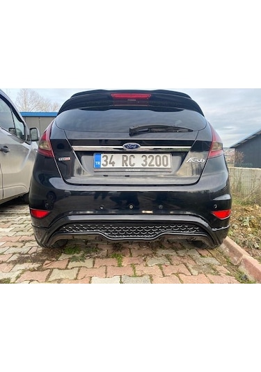 Ford Fiesta St Difüzör Arka Ek Parlak  Siyah