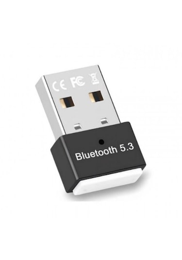 Bluetooth 5.3 Usb Adaptör, Bluetooth Dongle, Ultra Kompakt, Yüksek Hızlı, Windows Ve Mac Uyumlu