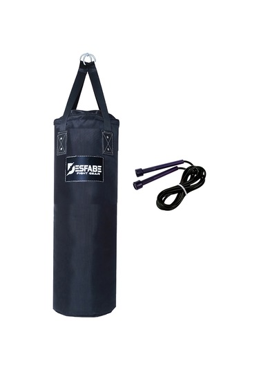 Desfabe PDS 80x25Cm Kolonlu Kum Torba+Atlama İpi Siyah