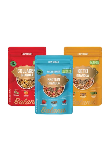 Protein & Keto & Kolajen Granola 360 Gr X 3 Adet