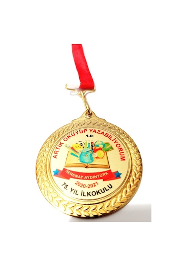 Kişiye Özel 30'Lu Madalya Okul-Mezuniyet-Turnuva-Başarı Madalyası