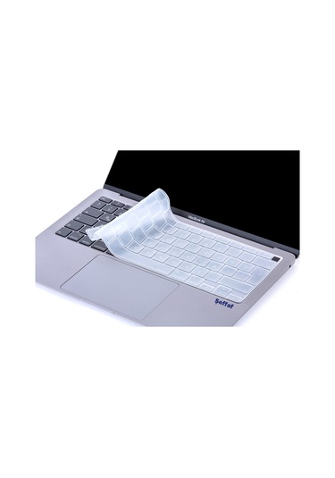 Laptop Macbook Air 13Inc Klavye Koruyucu A2179 A2337 Türkçe Baskı Siyah