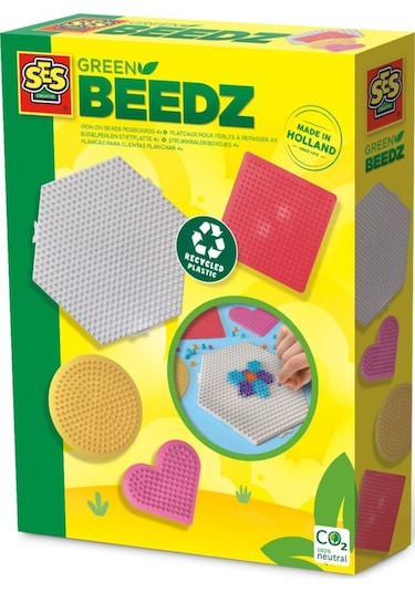 Ses Creative Green Beedz - Eko Ütü Boncuk Panoları 4 Adet Pano