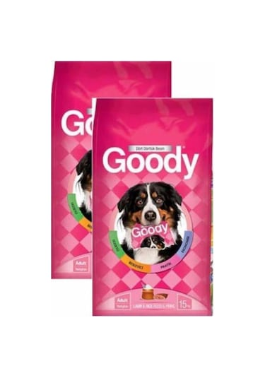 Goody Kuzu Etli & Pirinçli Yetişkin Köpek Maması 2 x 15 KG