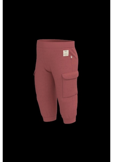 BabyCosy Bebek Cepli Pantolon, %100 Organik Pamuk, Bebek Ve Yenidoğan Serisi - Csy8018 Pembe