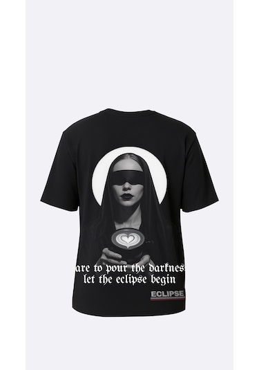 Eclipse Oversize T-shirt Siyah