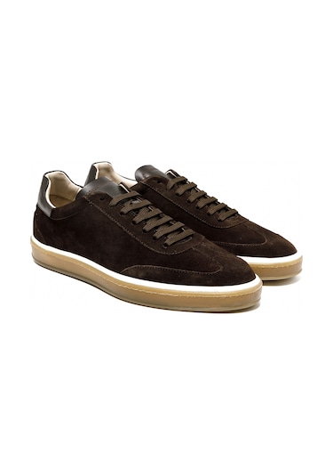 Sneaker Günlük Erkek Diğer Mo-26550a001-26550 Giuseppe Mengoni Kahve Süet Kahverengi