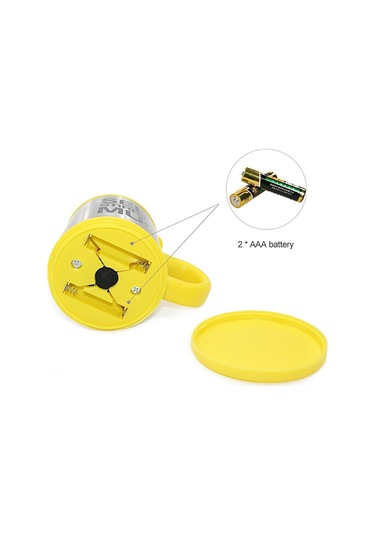 Kişiye Özel Kendini Karıştıran Mikser Kupa Termos Bardak Sarıi - Çok Renkli