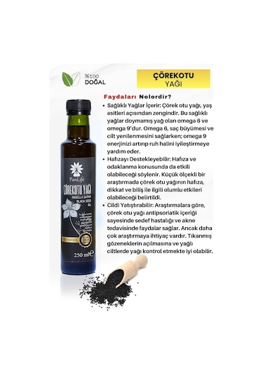 Panlife Çörek Otu Yağı 250 ML