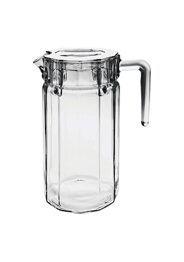 Paşabahçe 43274 Köşem Şeffaf Kapaklı Sürahi