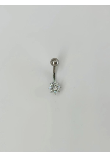 Çiçek Detaylı Göbek Piercing Diğer