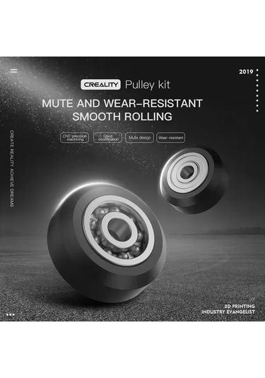 Dashanshop 4 Adet Creality Metal Dişli Kasnak Seti Cr-6se 3d Yazıcı Yuvarlak Tekerlek