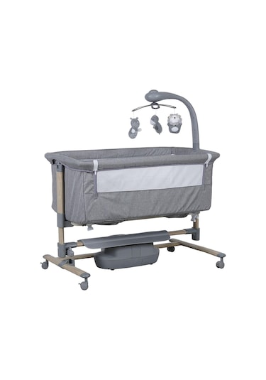 Prego Carmela Elektrikli Anne Yanı Beşik - Gri