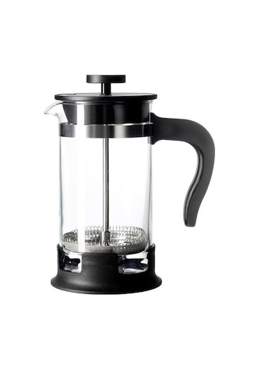 IKEA UPPHETTA FRENCH PRESS DEMLİK 0,4 LT - ÇAY KAHVE PRESİ - PASL Siyah