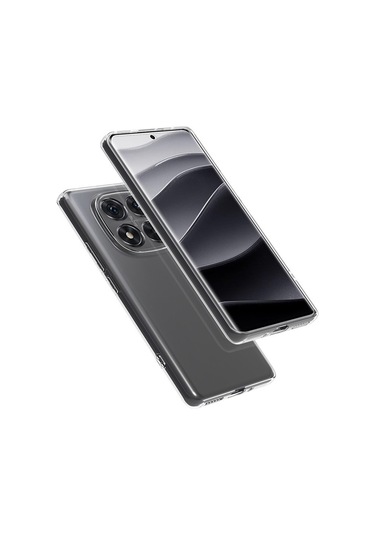 Xiaomi Redmi Note 14 Pro Plus Kılıf Zore Süper Silikon Kapak Seffaf