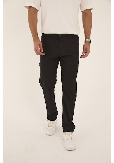 Camp531 Outdoor Tactical Su İticili Likralı Yazlık Erkek Taktik Pantolon Siyah