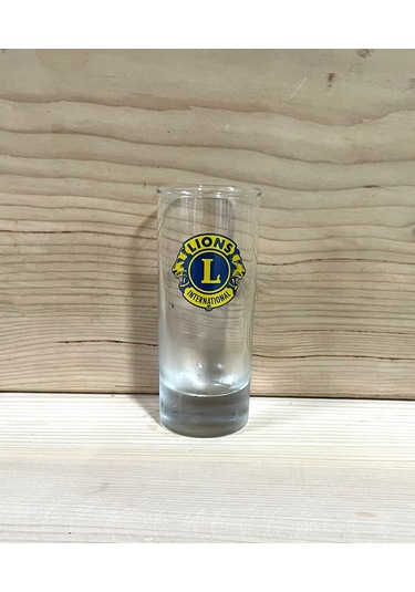 1 Adet Lions İnternational Yazılı Bardak Rakı Bardağı
