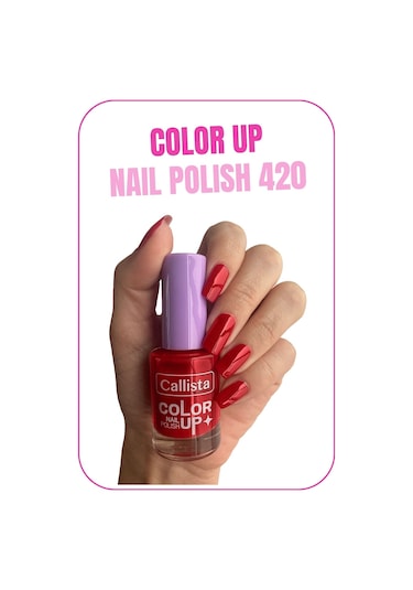 Callista Color Up Nail Polish Oje 420 Ketchup with Me - Kırmızı