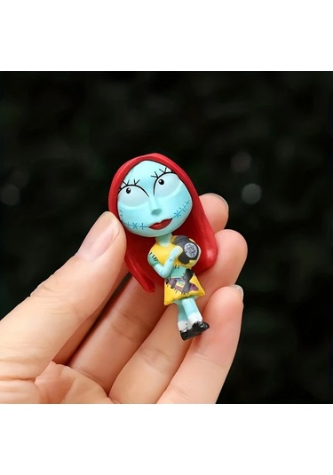 Hightower 10 Adet Nightmare Before Christmas Koleksiyon Figürleri Jack Skellington Sally Zero