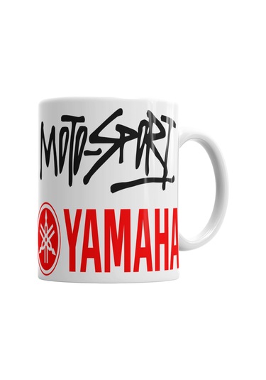 Yamaha Motosport Kupa Bardak Porselen Karışık