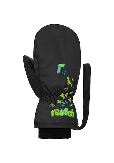 Reusch Mitten Çocuk Siyah Kayak Eldiveni 001
