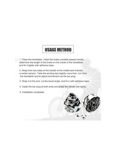 Fortunelane Bisiklet El Divarı Bandı - Kauçuk Materyal, Siyah-mavi Kamuflaj, Universal Boy, Kayma Ve Şok Önleyici