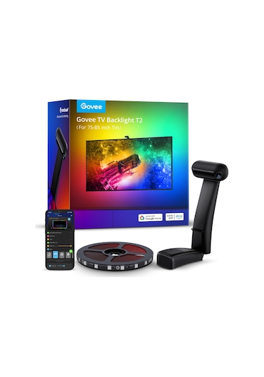 Govee Envisual H605C312 T2 TV Arkası LED Ambiyans Aydınlatma Tv Renk Senkronizasyonu 75 85 inc