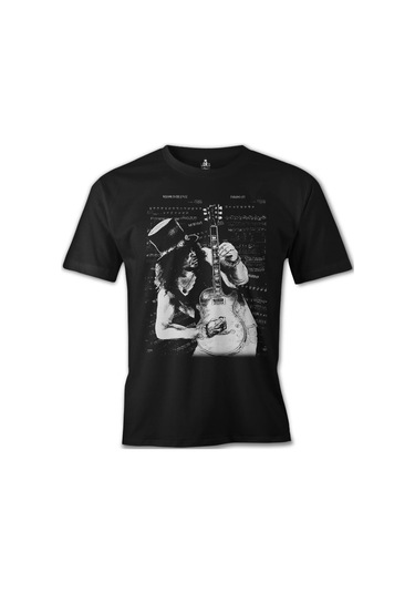 Slash - Guitar Siyah Erkek Tshirt