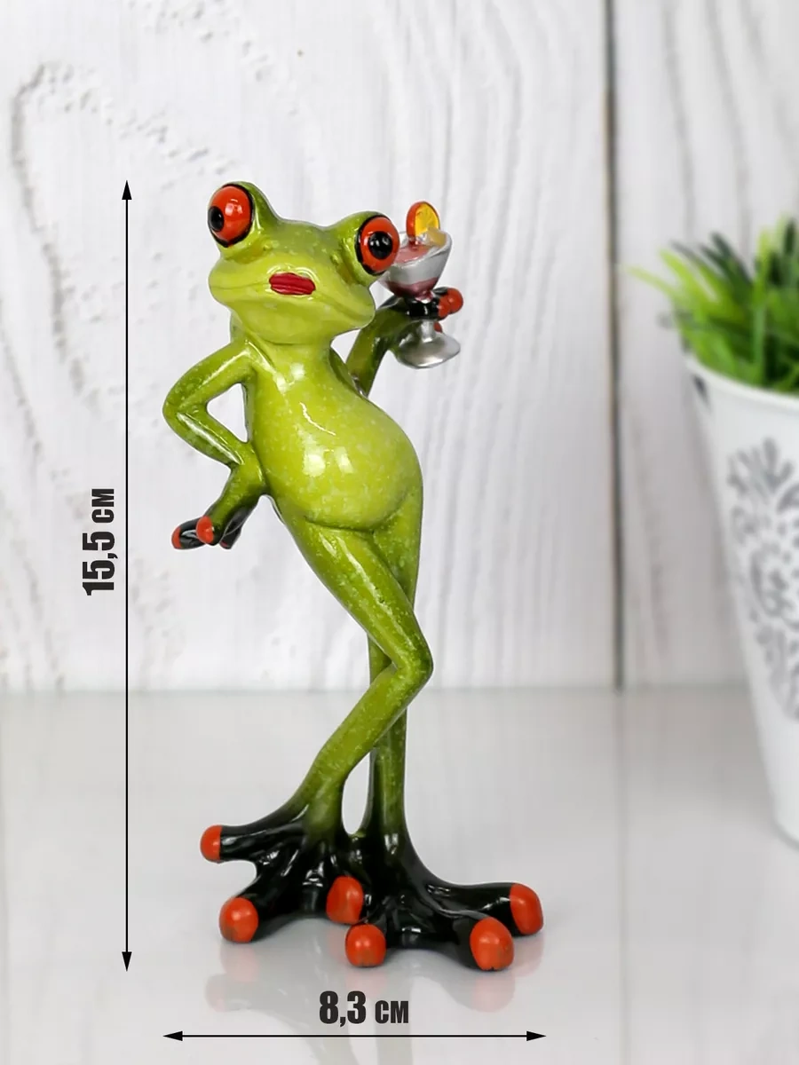Podarok52 Kurbağa Figürlü, İç Dekor Süveniri 200363063