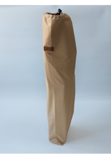 Joyfull Turtle Ahşap - Kollu Katlanır Sandalye -camel Kılıf-çanta Camel