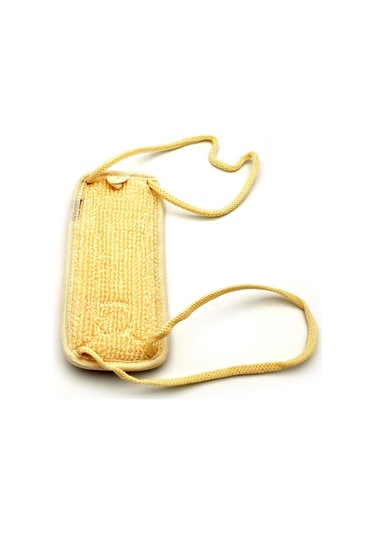 Doğal Kabak Lifi Banyo Hamam Sırt Kesesi İpli 12x27 Cm.