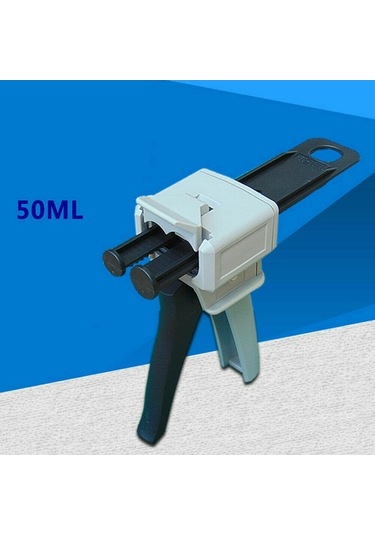 Besthome1 50ml Ab Macun Makinası, 1:1-2:1 Karıştırıcı, Kullanımı Kolay, Plastik, Gri/siyah