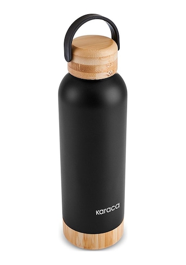 Karaca Woody Çelik Sızdırmaz Termos 500 ml Siyah
