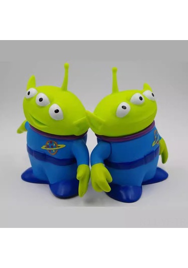 Yifomall 7-14 Yaşlar İçin Dayanıklı Plastik Uzaylı Figürü - Masaüstü Dekorasyon, Pasta Süs Ve Hediye Gözlü Canavar Modeli