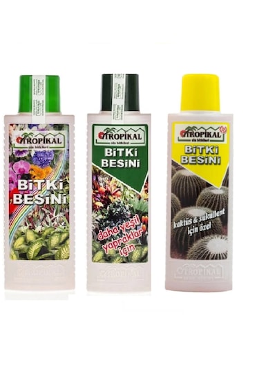 Tropikal Bitki Besini 3'lü Set