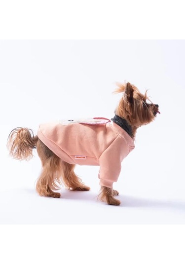 Pawstar Pembe Dublin Hopper Polarlı Küçük Irk Köpek Sweatshirtü