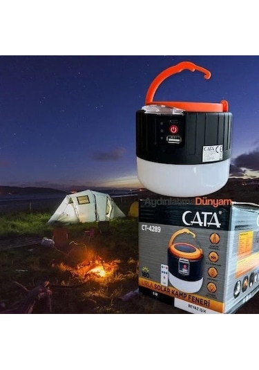 Cata Ct - 4289 Güneş Enerjili Solar Kamp Feneri , Aydınlatma - U