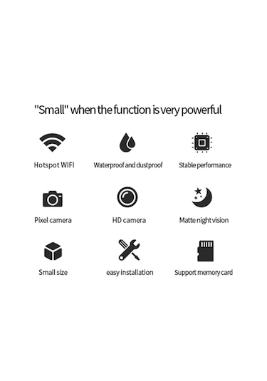 Maiyame Sq29 Su Geçirmez Spor Kamerası - Wifi Desteği, Manyetik Tutma, Dv Fonksiyonu, 640p Çözünürlük Abs Malzeme Siyah