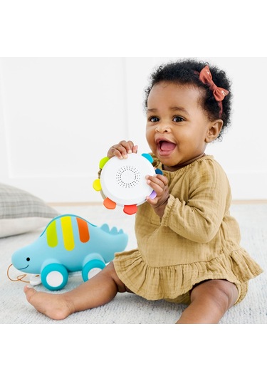 Skip Hop Explore And More Dinosaur 3'ü 1 Arada Bebek Müzikli Çekmeli Oyuncak