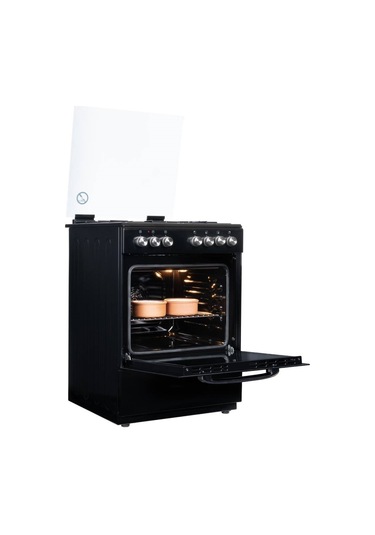 Vestel SF 8400 Retro 66 LT Ocaklı Solo Fırın Siyah