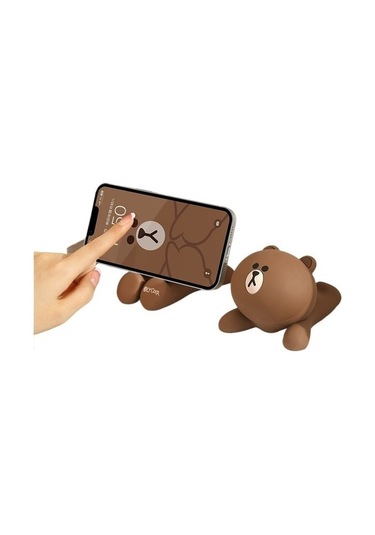 Muduan Karikatür Sevimli Araba Tutucu Başucu Ofis Masaüstü Cep Telefonu Tutucusu Sarı Yok Dikiz Aynası Pav9w2