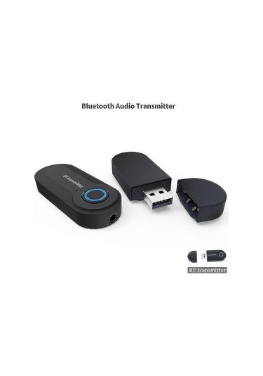 Bluetooth 5.0 Adaptörü Kablosuz Ses Bluetooth Verici Alıcı Pc / Tv / Araba İçin 3.5mm Aux Müzik S