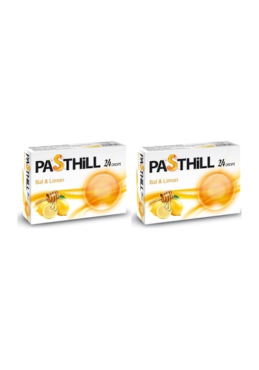 Pasthıll Bal ve Limon 24 Adet Boğaz Pastili 2'li Paket
