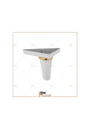 Mobilya Koltuk Ayağı Baza Çekyat Chester Oturma Grubu Ayağı Beyaz 12 Cm 1 Adet