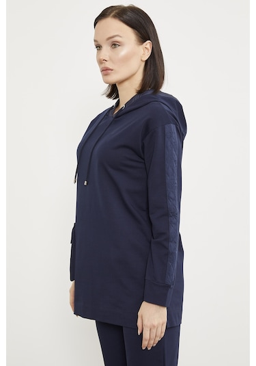 Rahat Kalıp Büyük Cepli Eşofman Takım - Lacivert 001