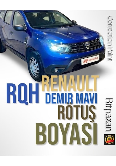 Renault Duster, Express, Clio, Sandero Vs. - Rqh - Demir Mavi - Rötuş Boyası 20ml.
