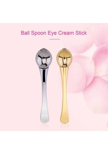 Mufunye Göz Kremi Çubuğu, Göz Çevresi Masaj Çubuğu 2'si 1 Arada, Gümüş